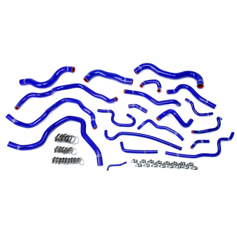 HPS Blue Reinforced Silicone Radiator Heater Coolant Hose | 2016 - 2018 Honda Civic (57-1607-BLUE)