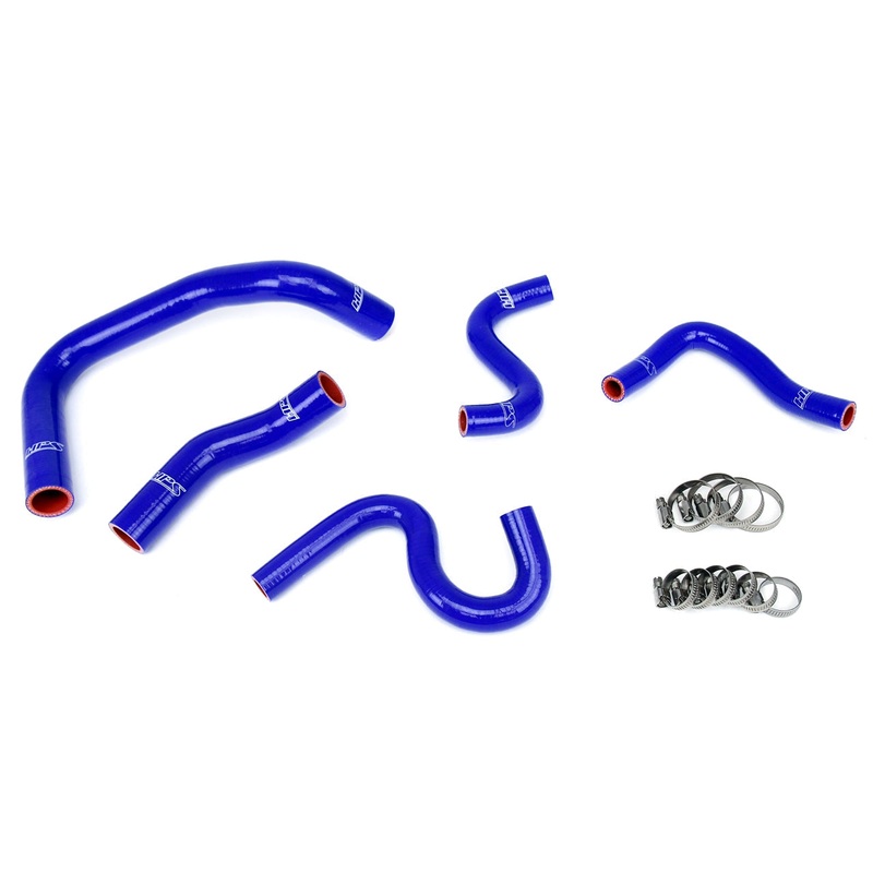 HPS Blue Reinforced Silicone Radiator + Heater Hose | 1985 - 1987 Toyota Corolla AE86 (57-1337-BLUE)