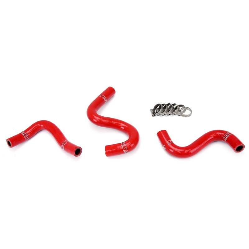 HPS Red Reinforced Silicone Heater Hose Kit | 1983 - 1987 Toyota Corolla AE86 (57-1223-RED)