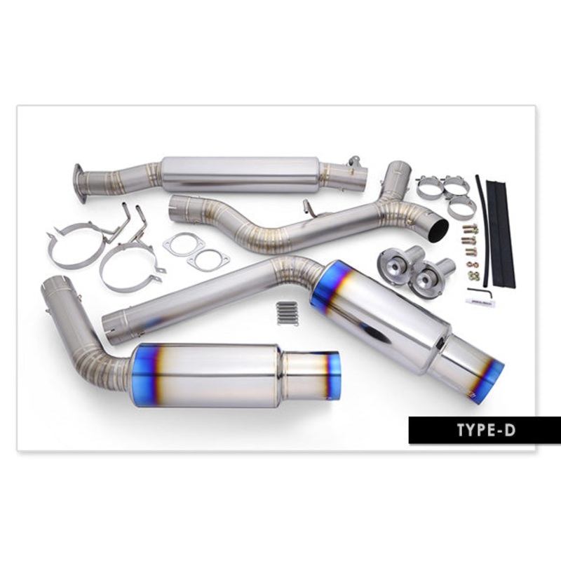 Tomei Expreme Ti Dual Exit Titanium Catback "Type D" | 2022+ Subaru WRX (TB6090-SB06B)