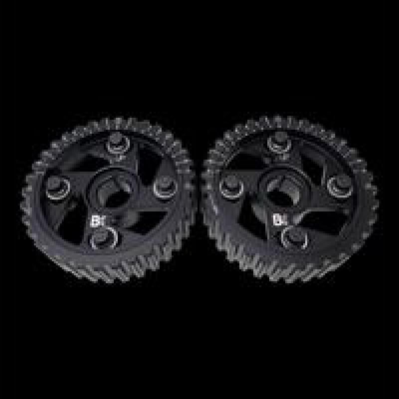 Brian Crower Black Adjustable Cam Gears Pair | 1989 Honda Accord & 1987 - 2000 Honda Civic (BC8801B)