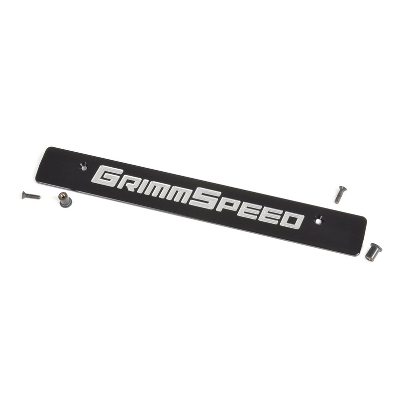GrimmSpeed License Plate Delete Plate | 2002-2005 Subaru Impreza WRX/STI (94078)