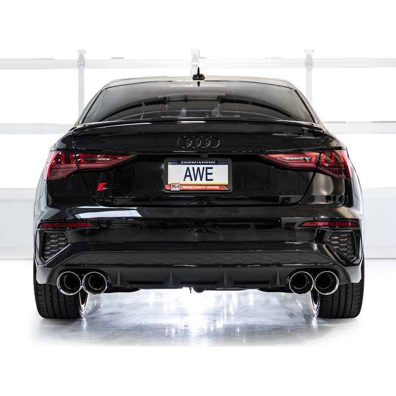 AWE Tuning Track Edition Exhaust | 2022+ Audi S3
