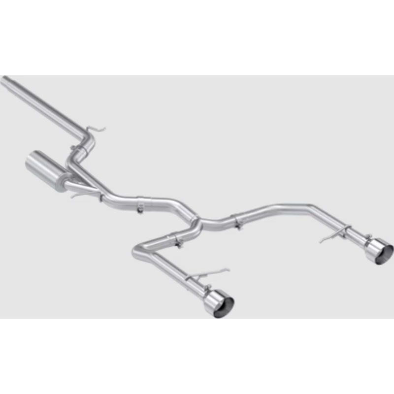 MBRP Stainless Steel 2.5" Cat-Back - Dual Split Exit | 2022-2023 VW Jetta GLI (S4615)