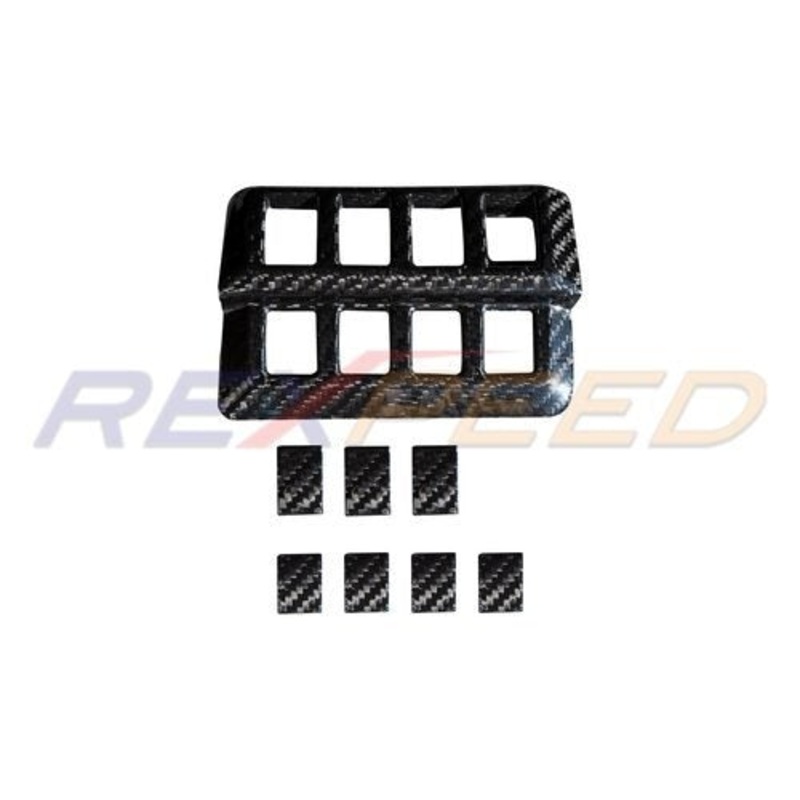 Rexpeed Carbon Front Left Switch Button Covers | 2022+ Subaru WRX (G98)