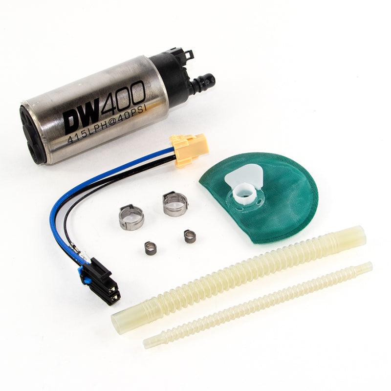 DeatschWerks 415LPH DW400 In-Tank Fuel Pump w/ 9-1046 Install Kit | 2009-2014 Ford F-150 / 2011-2014 Ford Mustang (9-401-1046)