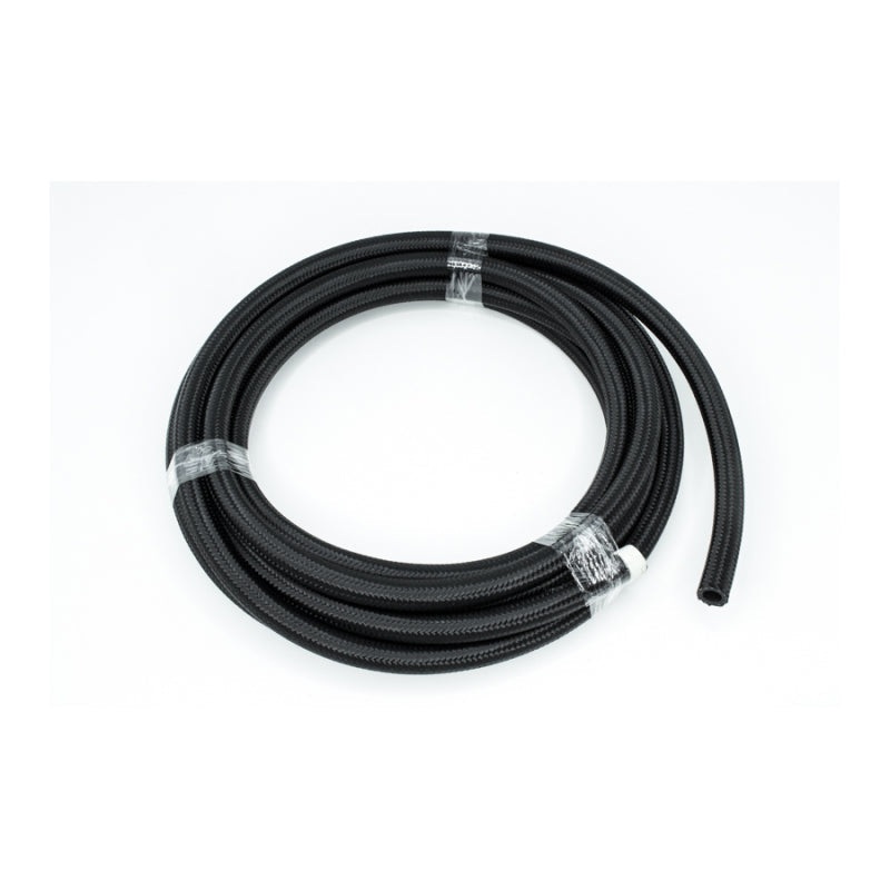 DeatschWerks 8AN Black Nylon Braided CPE Hose 20 Feet (6-02-0816-20)