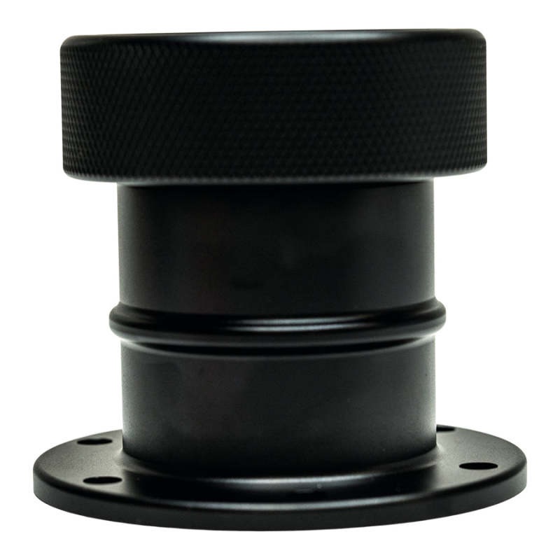 DeatschWerks Straight Filler Neck w/Cap - Matte Black (6-03-FST-STRAIGHT)