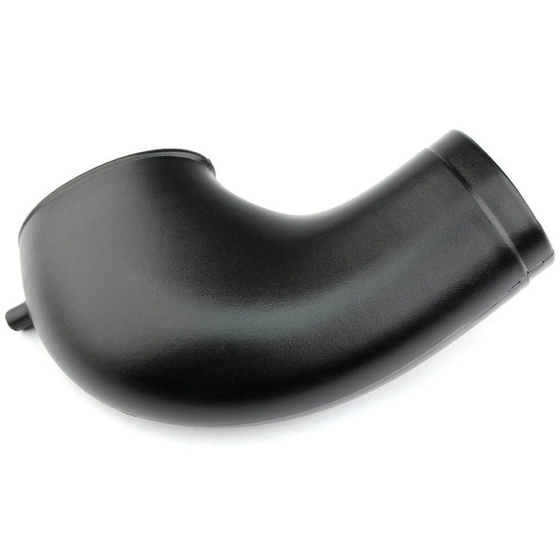 Steeda High Flow Inlet Tube - Black/Black Hose | 2005-2009 Ford Mustang GT / Bullitt (555-3130-B)
