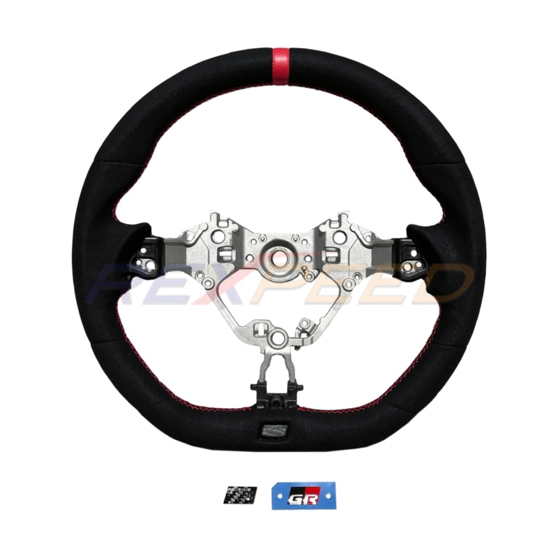 Rexpeed Black Suede Steering Wheel | 2022+ Subaru BRZ / Toyota GR86 (FR82)