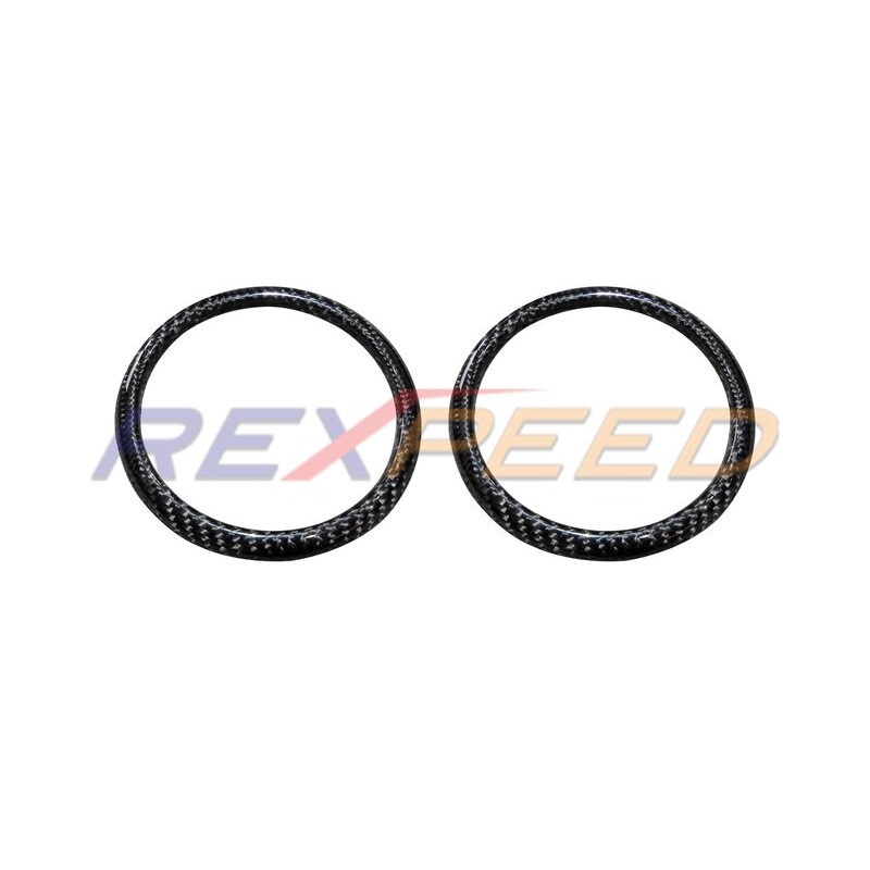 Rexpeed Carbon AC Vent Trim Full Replacement | 2013 - 2016 Subaru BRZ & Scion FRS (FR39)