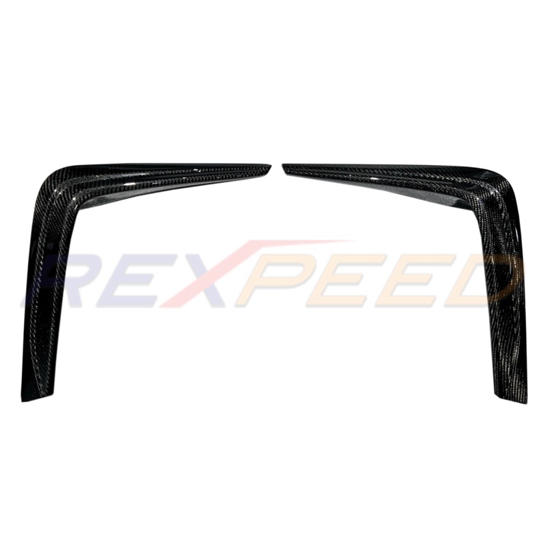Rexpeed Carbon Fiber Front Bumper Side Garnish | 2022+ Subaru BRZ / Toyota GR86 (FR115)