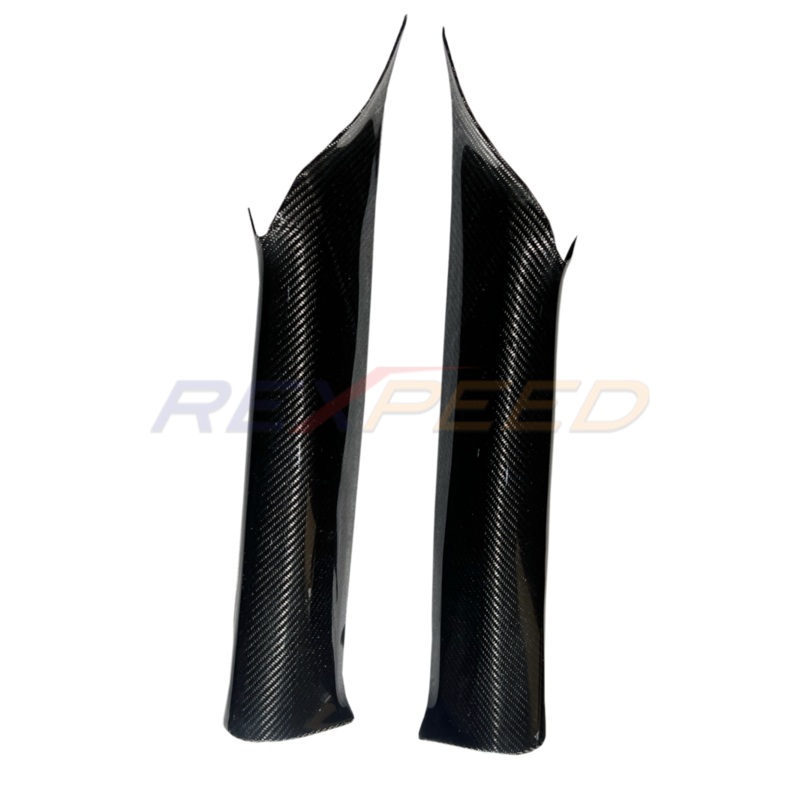 Rexpeed Carbon Fiber Interior A-Pillar Covers | 2022+ Subaru BRZ / Toyota GR86 (FR94)