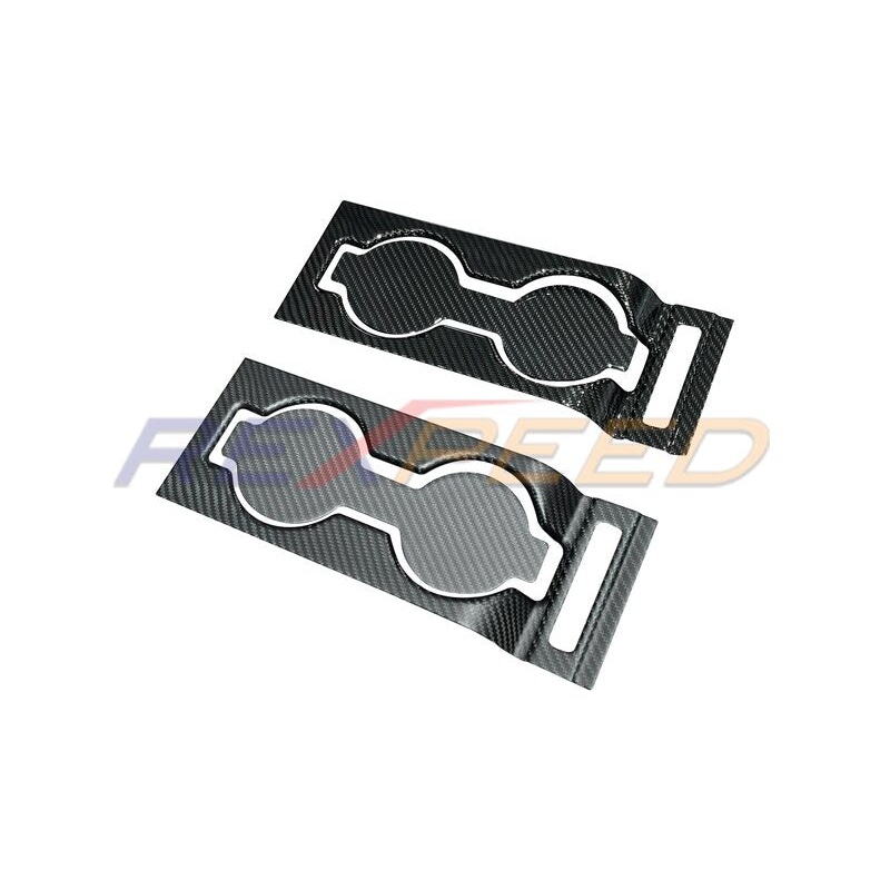 Rexpeed Dry Carbon Center Cup Holder Frame Trim | 2022+ Subaru BRZ / Toyota GR86 (FR140)