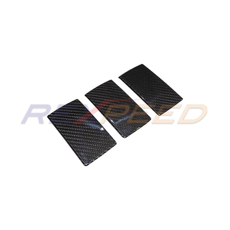 Rexpeed Dry Carbon Rear Seat Down Button Cover | 2022+ Subaru WRX (G167)