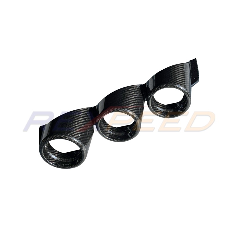 Rexpeed Dry Carbon Triple Gauge Meter Holder Trim | 2022+ Subaru BRZ / Toyota GR86 (FR170)