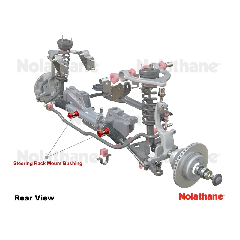 Nolathane Front Steering - Rack And Pinion Mount Bushing Kit | 1990 Mazda Miata (REV190.0096)