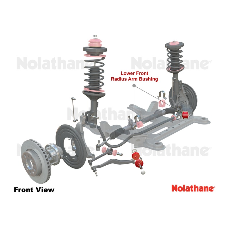 Nolathane Front Strut Rod - To Chassis Bushing Kit | 2012-2019 BMW 3-Series, 2014-2021 BMW 2-Series, and 2014 BMW 4-Series (REV022.0074)
