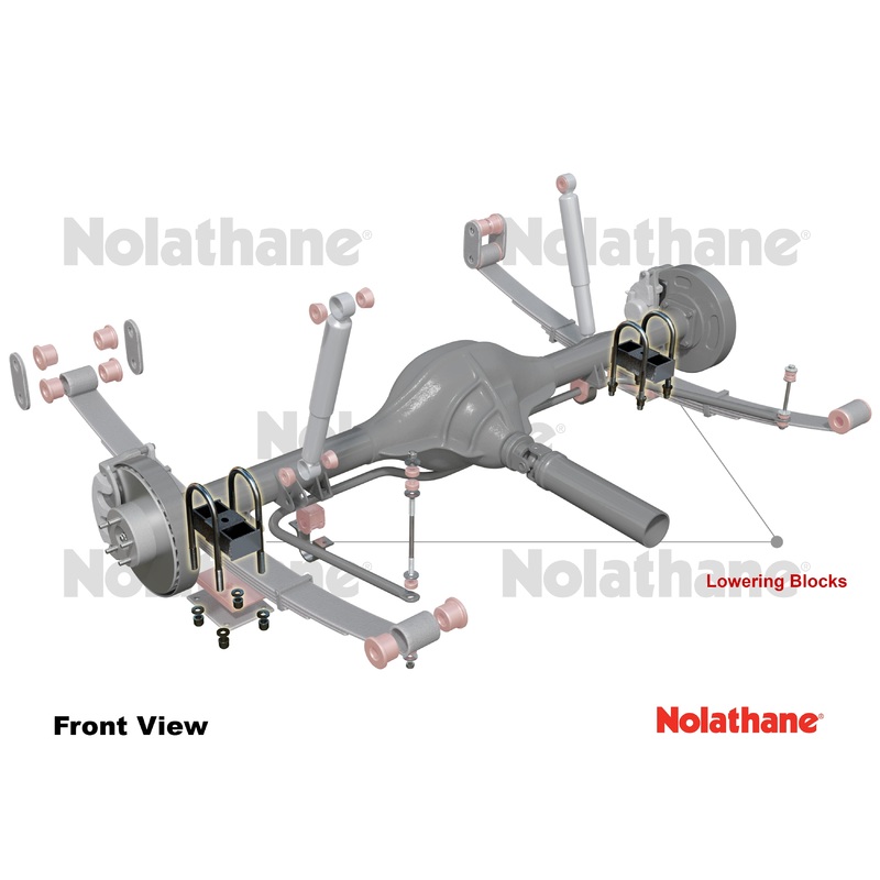 Nolathane Lowering Block - Kit  (REV245.0004)