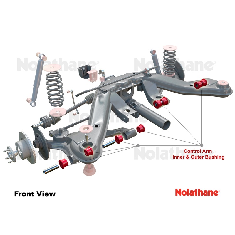 Nolathane Rear Control Arm - Inner Bushing Kit | 2004 Pontiac GTO (REV053.0032)