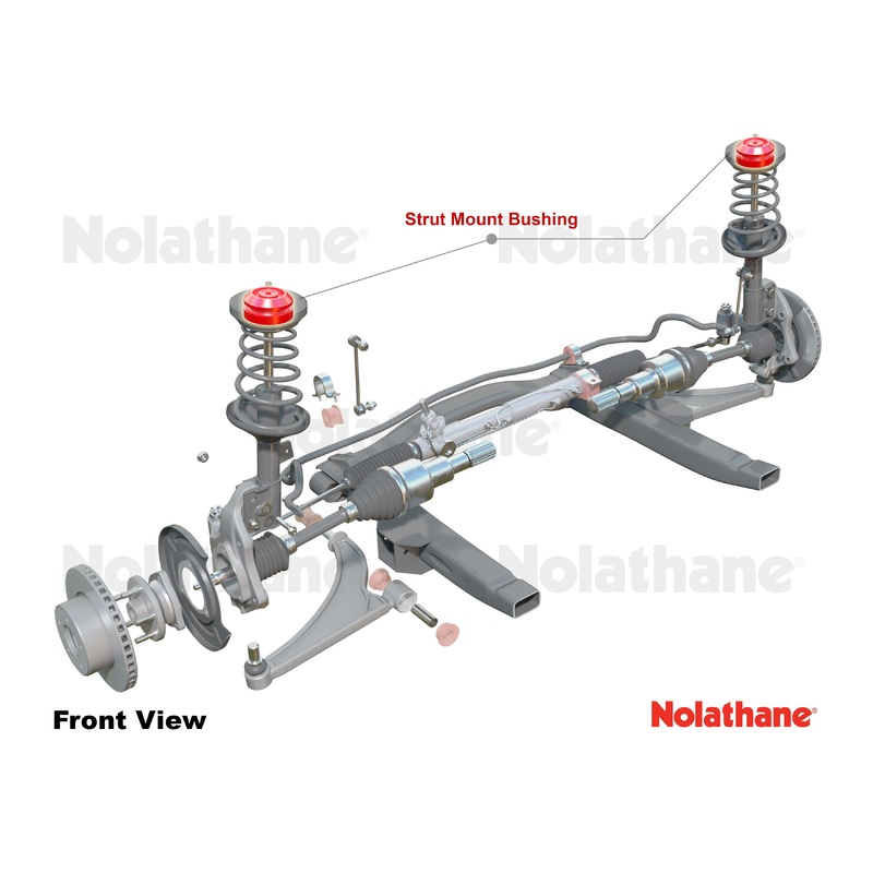 Nolathane Front Strut Mount - Bushing Kit | 2004-2006 Pontiac GTO, 2008 Pontiac G8 GT, and 2014-2017 Chevrolet SS (REV064.0002)