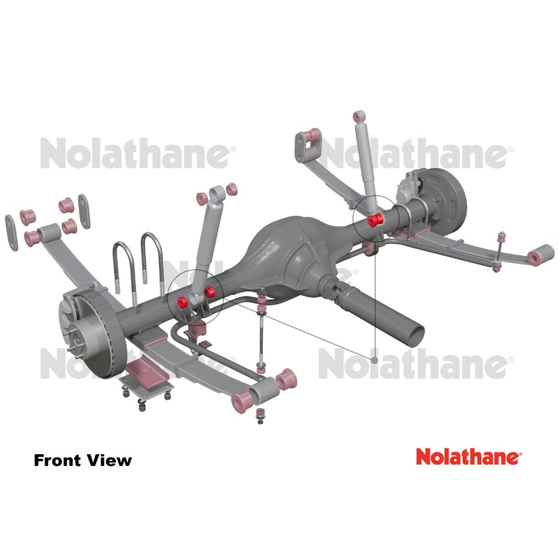 Nolathane Front Strut Rod - To Chassis Bushing Kit  (REV022.0022)