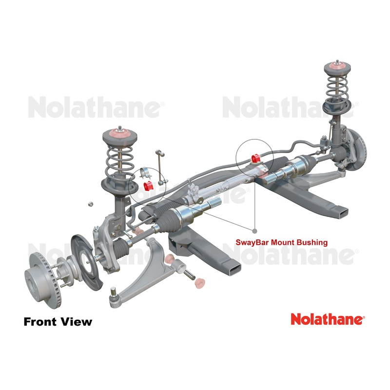 Nolathane Front Sway Bar - Mount Bushing Kit (23mm) | 1992-1999 BMW 3-Series (REV004.0194)