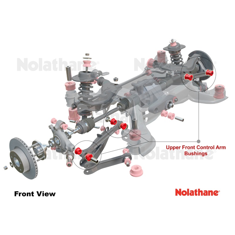 Nolathane Rear Control Arm - Upper Front Bushing Kit | 2006-2013 BMW 3-Series and 2008-2013 BMW 1-Series (REV054.0008)