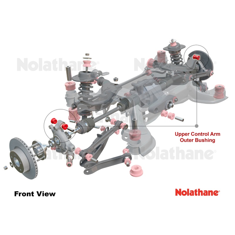 Nolathane Rear Control Arm - Upper Rear Outer Bushing Kit | 2006-2013 BMW 3-Series and 2008-2013 BMW 1-Series (REV062.0012)