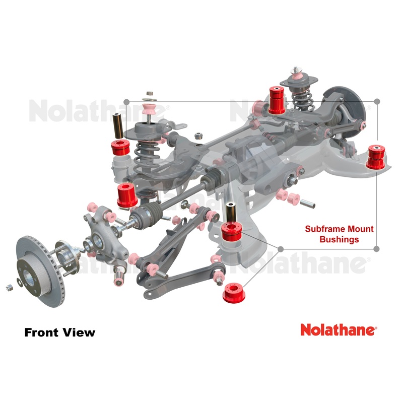 Nolathane Rear Subframe - Mount Bushing Kit | 2008 Pontiac G8 GT and 2014-2017 Chevrolet SS (REV094.0008)