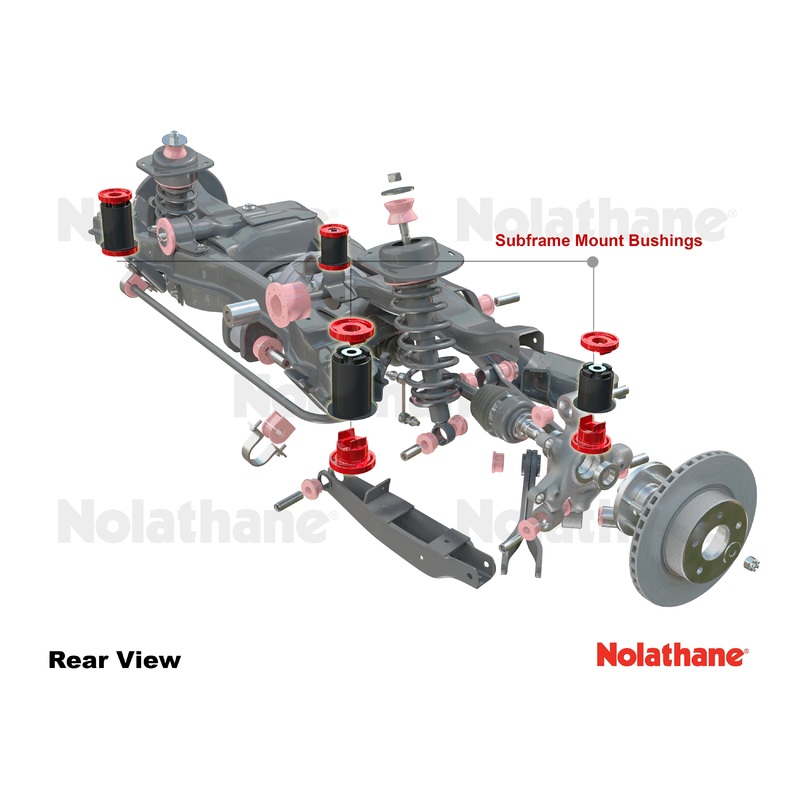 Nolathane Rear Subframe - Mount Bushing Kit | 2008 Pontiac G8 GT and 2014-2017 Chevrolet SS (REV094.0010)