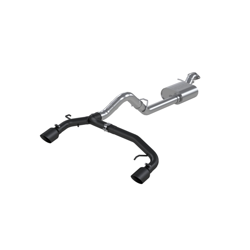 MBRP 3-Inch Armor BLK Tour Profile Dual Rear Exit Cat-Back Exhaust | 2021 - 2022 Ford Bronco   (S5241BLK)