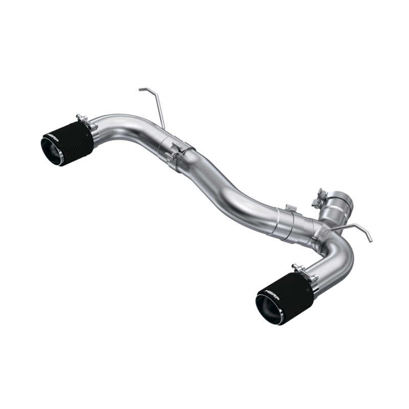 MBRP 3-Inch Armor Pro Street Profile Dual Rear Exit Axle-Back Exhaust with Carbon Fiber Tips | 2017 - 2021 BMW M240i (S45003CF)