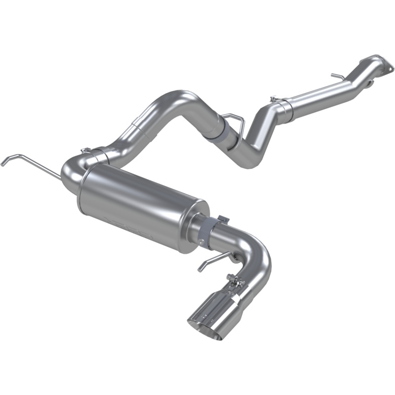 MBRP 3-Inch Armor Pro Street Profile Single Rear Exit Cat-Back Exhaust with Stainless Steel Tip | 2021 - 2022 Ford Bronco 2.3L/2.7L (S5235304)