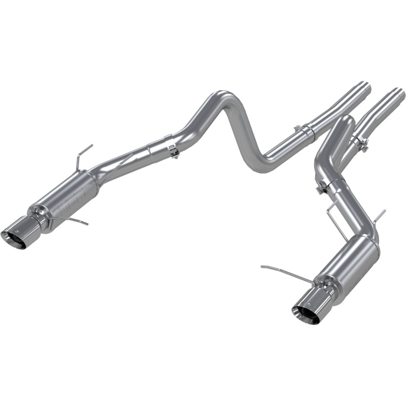 MBRP 3-Inch Race Dual Exit Cat-Back Exhaust w/ Stainless Steel Tips | 2011 - 2012 Ford GT500 & 2011 - 2014 GT (S7264AL)