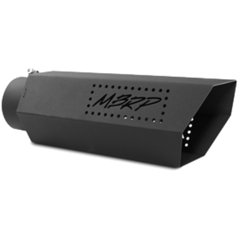 MBRP Single Wall Hex Angle Cut 5-Inch Outlet | Universal (T5165BLK)