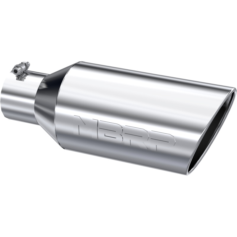 MBRP Single Wall Rolled Angle Cut 7-Inch Outlet | Universal (T5126)