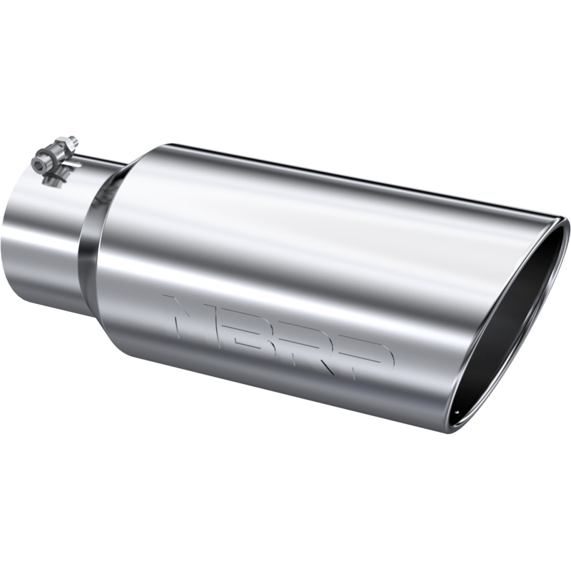 MBRP Single Wall Rolled Angle Cut 7-Inch Outlet | Universal (T5127)