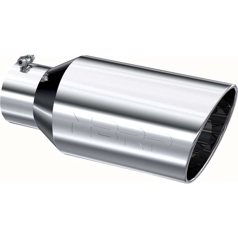 MBRP Single Wall Rolled Angle Cut 8-Inch Outlet | Universal (T5129)