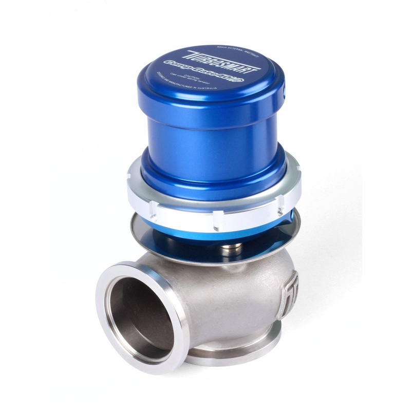 WG40 Compgate 40mm External Wastegate - 35 PSI BLUE by Turbosmart (TS-0505-1201)