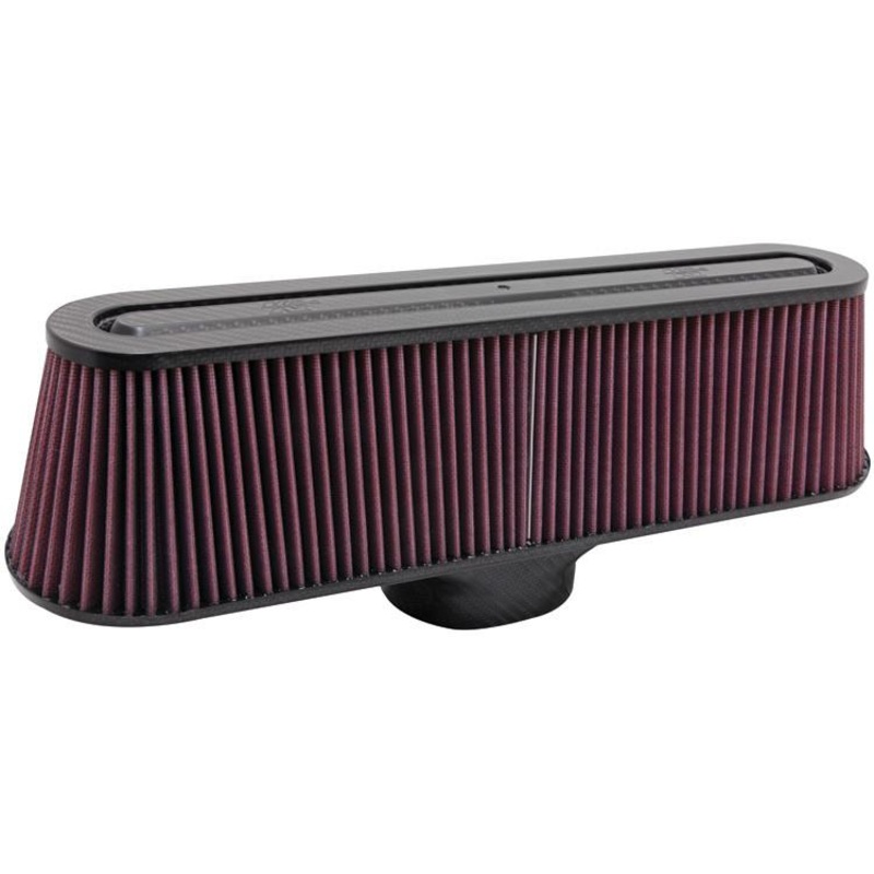 Universal Air Filter - Carbon Fiber Top and Base by K&N (RP-5135)