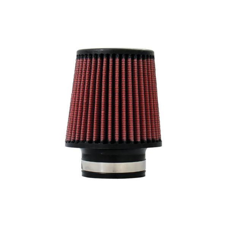 Universal High Performance Air Filter - 2.75 Black Filter 5 Base / 5 Tall / 4 Top - 40 Pleat by Injen (X-1010-BR)