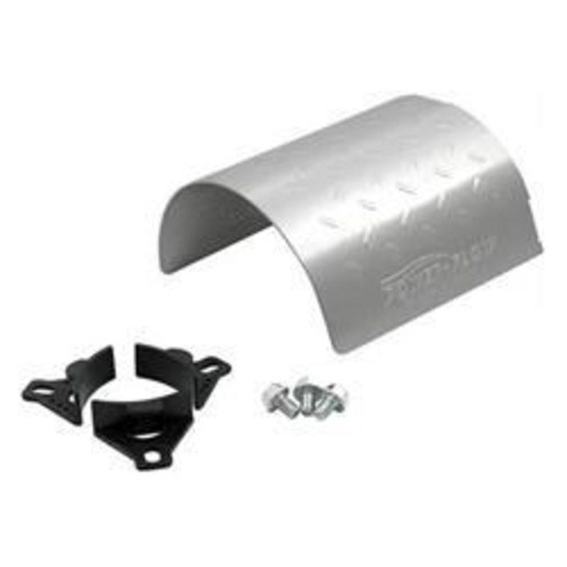 Universal Power-Flow Diamond Plate Heat Shield w/ clear coat Fits 3.00 3.50 Polished by Injen (HS3600P)
