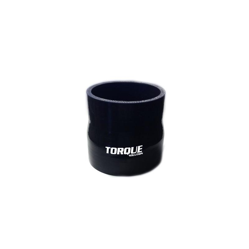 Torque Solution 2.75" to 3" Transition Silicone Coupler - Black (TS-CPLR-T2753BK)