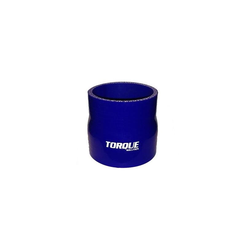 Torque Solution 2.75'' to 3'' Transition Silicone Coupler - Blue (TS-CPLR-T2753BL)