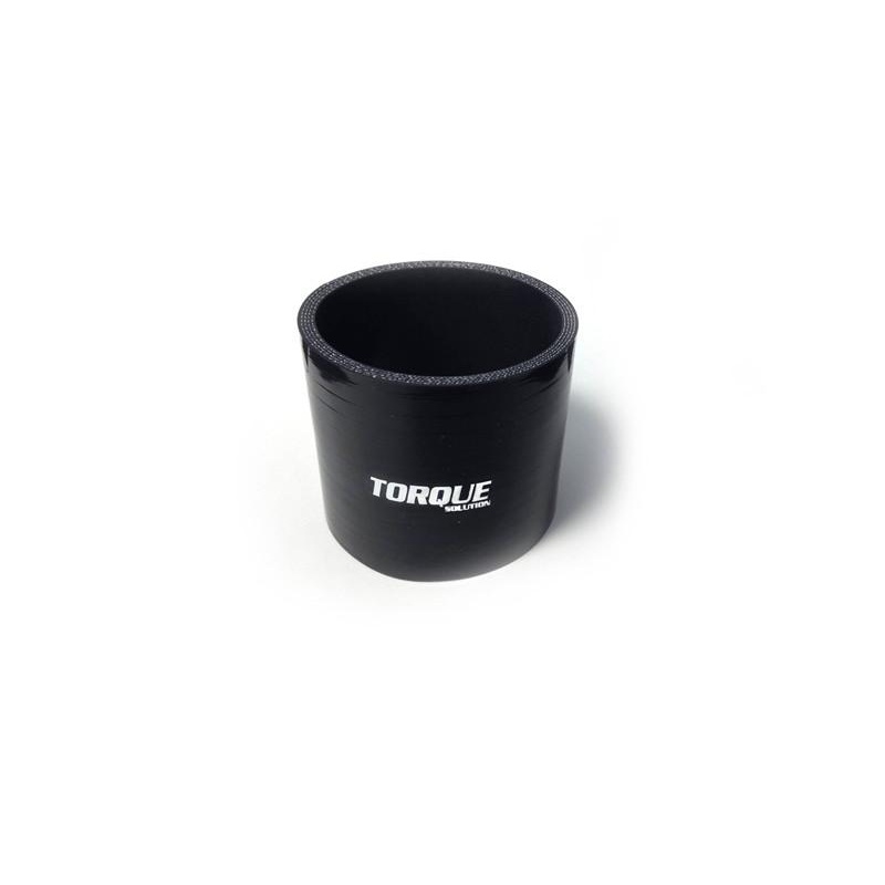 Torque Solution 3" Straight Silicone Coupler - Black (TS-CPLR-S3BK)