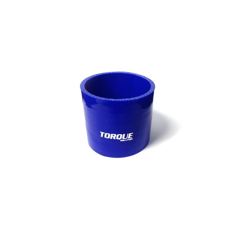 Torque Solution 3" Straight Silicone Coupler - Blue (TS-CPLR-S3BL)