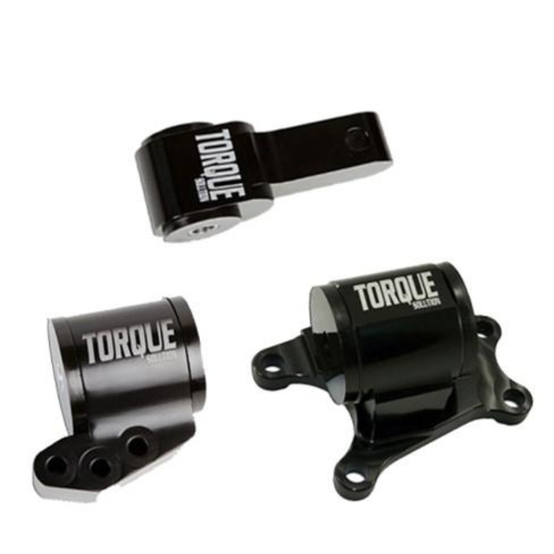 Torque Solution Aluminum Billet 3-Piece Mount Kit for 6 Speed | 2001-2006 Mitsubishi Evo 7/8/9 (TS-EV-136)