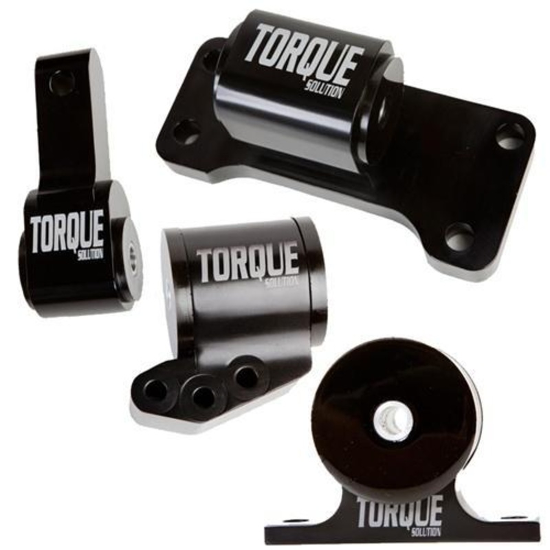 Torque Solution Billet Aluminum 4 Piece Engine Mount Kit 5 Speed | 2003-2006 Mitsubishi Evo 8/9 (TS-EV-1235)