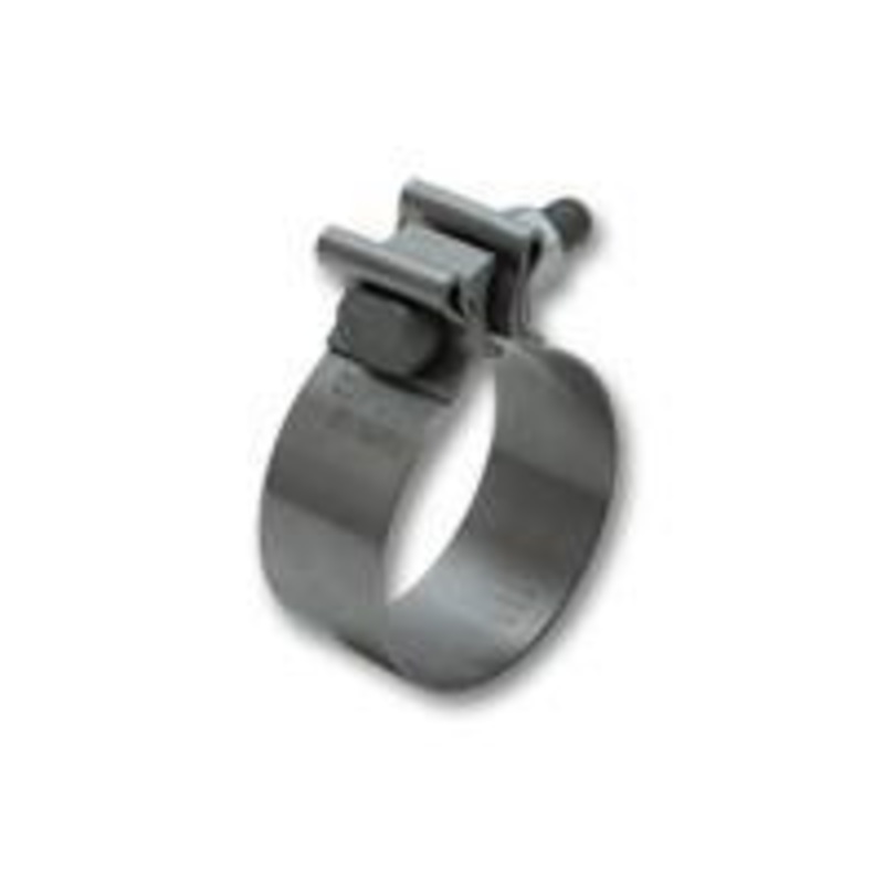 Stainless Steel Seal Clamp for 3 1/2" O.D. Tubing (1.25" Wide Band) by Vibrant Performance